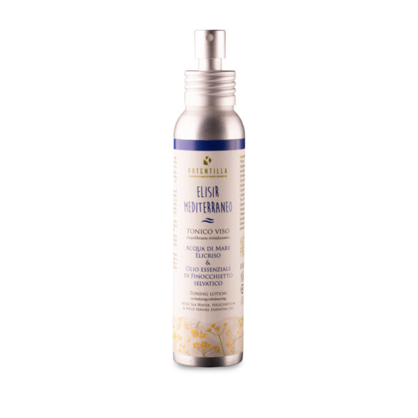 ELISIR MEDITERRANEO TONICO VISO ACQUA DI MARE ELICRISO E FINOCCHIETTO | POTENTILLA