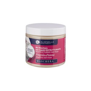 MASCHERA CAPELLI RISTRUTTURANTE PANNA E FRAGOLA | ALKEMILLA