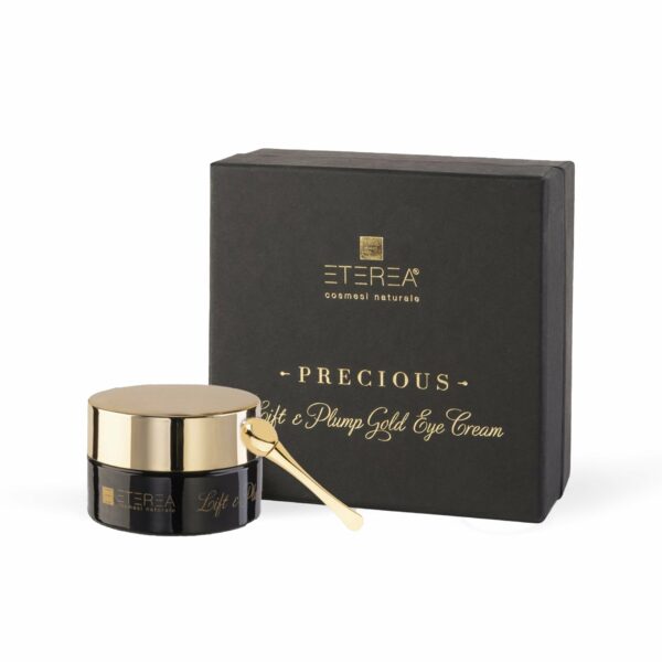 PRECIOUS • LIFT & PLUMP GOLD EYE CREAM + TOOL | ETEREA