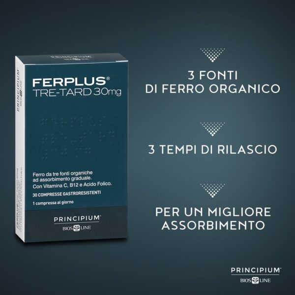 PRINCIPIUM • FERPLUS TRE-TARD 30mg | BIOS LINE - immagine 2
