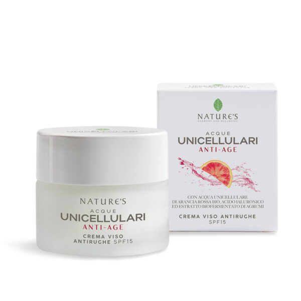 ACQUE UNICELLULARI • CREMA VISO ANTIRUGHE SPF15 | NATURE'S