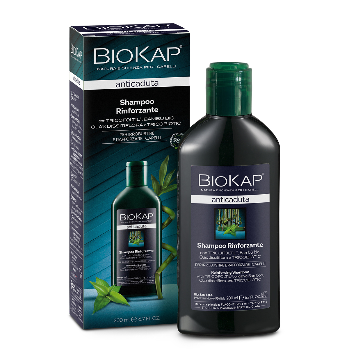 BIOKAP ANTICADUTA • SHAMPOO RINFORZANTE | BIOS LINE