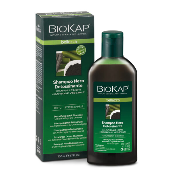 BIOKAP BELLEZZA • SHAMPOO NERO DETOSSINANTE | BIOS LINE
