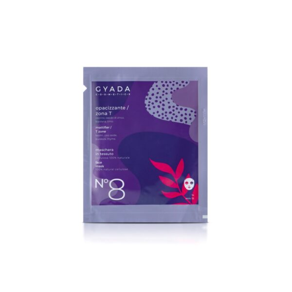 MASCHERA IN TESSUTO N.8 OPACIZZANTE / ZONA-T | GYADA COSMETICS