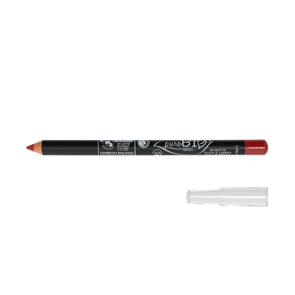 MATITA LABBRA 09 ROSSO POMPEIANO | PUROBIO COSMETICS