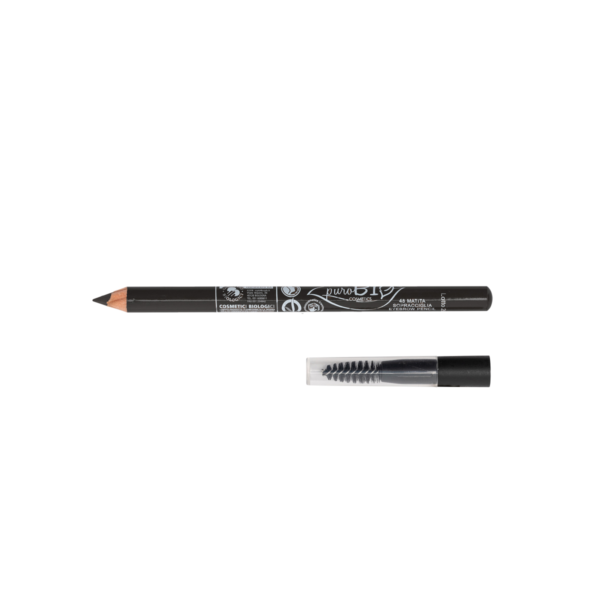 MATITA SOPRACCIGLIARE CON SCOVOLINO 48 CARBONE | PUROBIO COSMETICS