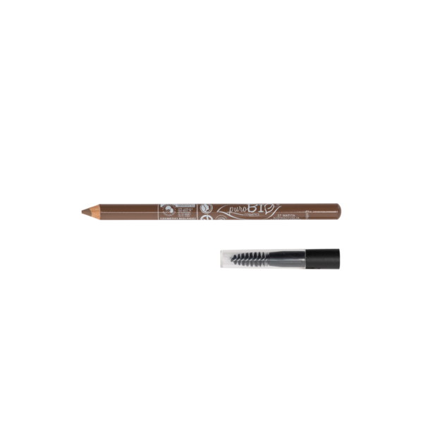 MATITA SOPRACCIGLIARE CON SCOVOLINO 27 CENERE | PUROBIO COSMETICS