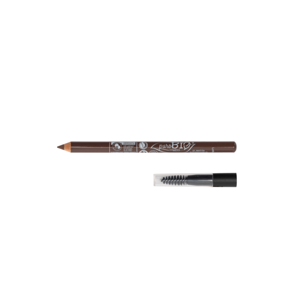 MATITA SOPRACCIGLIARE CON SCOVOLINO 07 MARRONE CALDO | PUROBIO COSMETICS