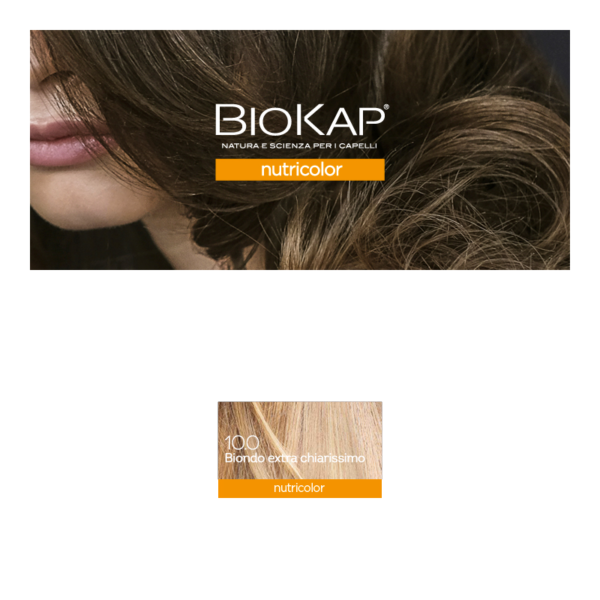BIOKAP NUTRICOLOR TINTA 10.0 BIONDO EXTRA CHIARISSIMO | BIOS LINE