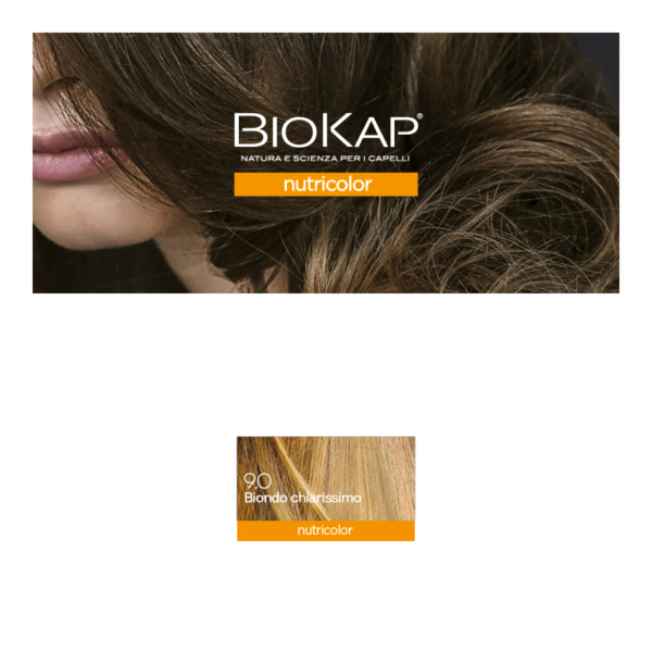 BIOKAP NUTRICOLOR TINTA 9.0 BIONDO CHIARISSIMO | BIOS LINE