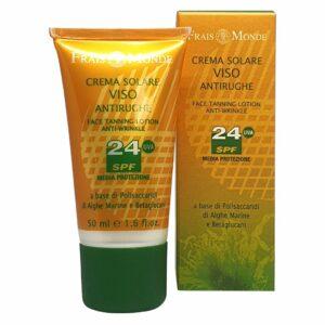 LINEA SOLARI • CREMA SOLARE VISO ANTIRUGHE SPF 24 50 ml | FRAIS MONDE