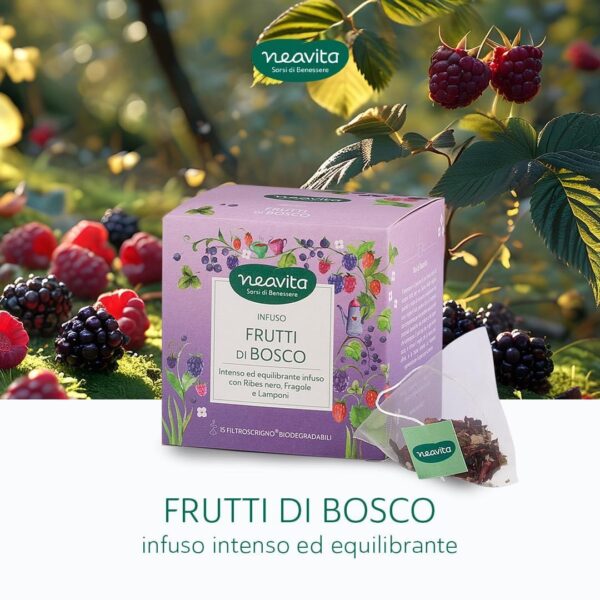 INFUSO FRUTTI DI BOSCO FILTROSCRIGNO | NEAVITA - immagine 2