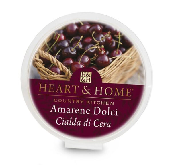 AMARENE DOLCI • CIALDA IN CERA DI SOIA 26g | HEART & HOME