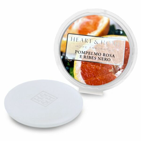 POMPELMO E RIBES • CIALDA IN CERA DI SOIA 26g | HEART & HOME - immagine 2