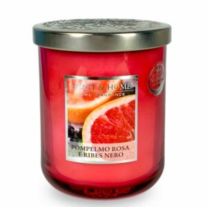 POMPELMO E RIBES • CANDELA IN GIARA 340g | HEART & HOME