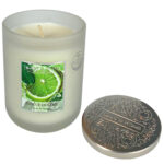 GOCCE DI LIME • CANDELA IN GIARA 340g | HEART & HOME - immagine 2