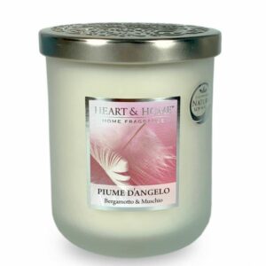 PIUME D'ANGELO • CANDELA IN GIARA 115g | HEART & HOME