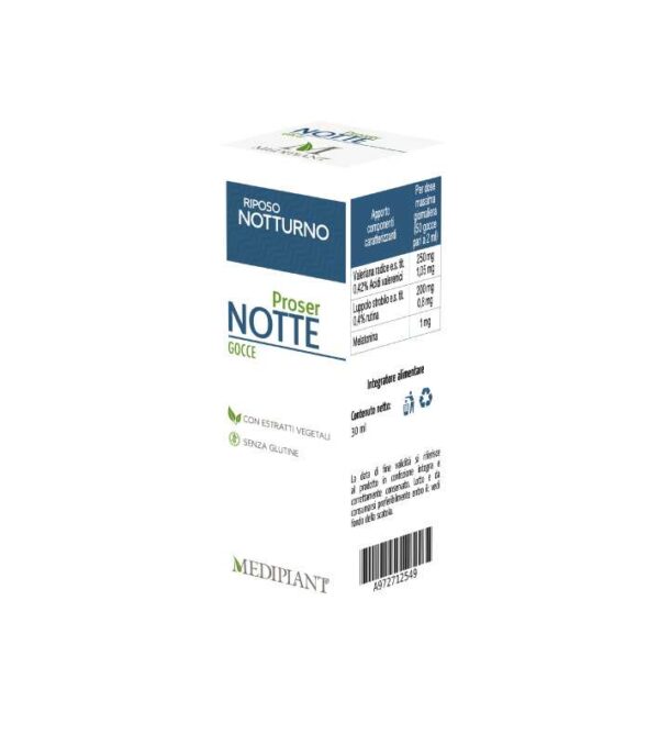 Linea Tono dell'umore • PROSER NOTTE GOCCE | MEDIPLANT