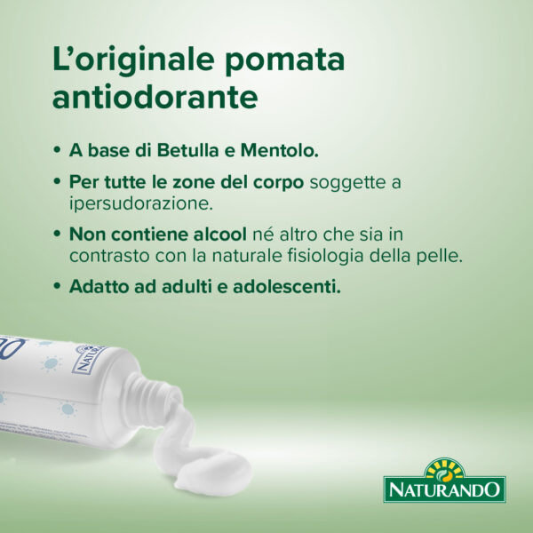 DEODORANTE NATURALE QUOTIDIANA ANTIODORANTE POMATA 30 ml | NATURANDO - immagine 4