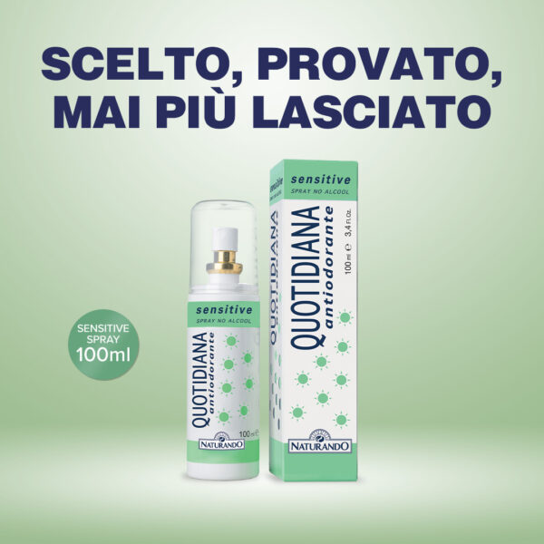 DEODORANTE NATURALE SPRAY QUOTIDIANA ANTIODORANTE SENSITIVE | NATURANDO - immagine 2