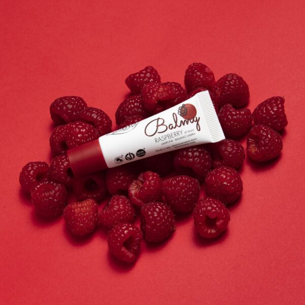 BALMY • BALSAMO LABBRA IDRATANTE LAMPONE | PUROBIO COSMETICS - immagine 2