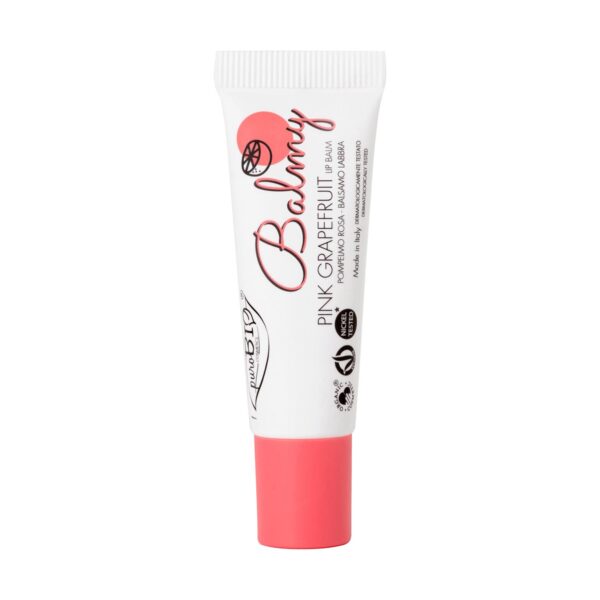 BALMY • BALSAMO LABBRA IDRATANTE POMPELMO ROSA | PUROBIO COSMETICS