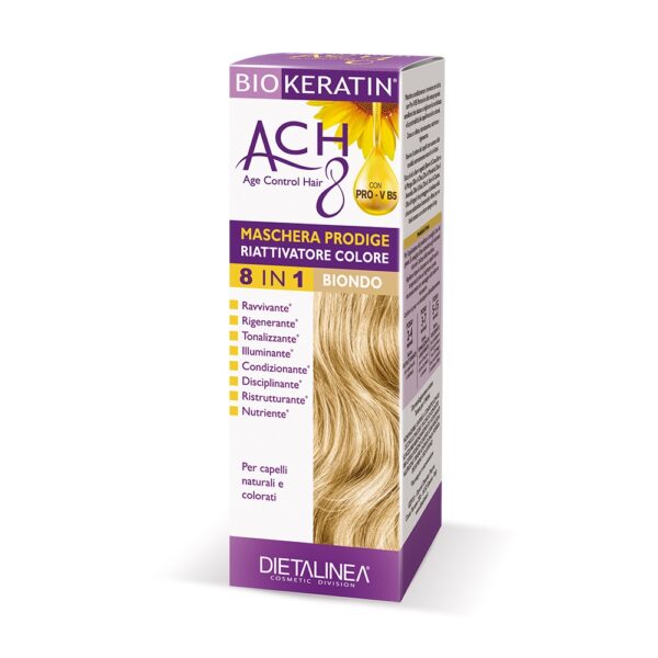 MASCHERA CAPELLI RIATTIVATORE COLORE BIONDO | BIOKERATIN ACH8