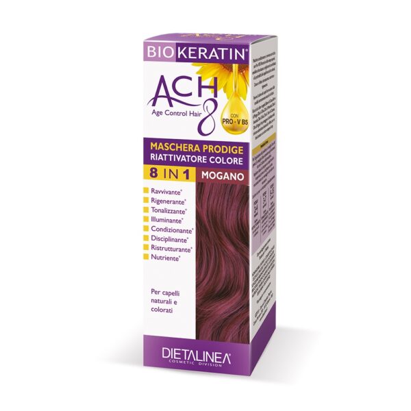 MASCHERA CAPELLI RIATTIVATORE COLORE MOGANO | BIOKERATIN ACH8