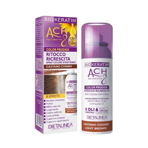 RITOCCO RICRESCITA SPRAY CASTANO CHIARO | BIOKERATIN ACH8