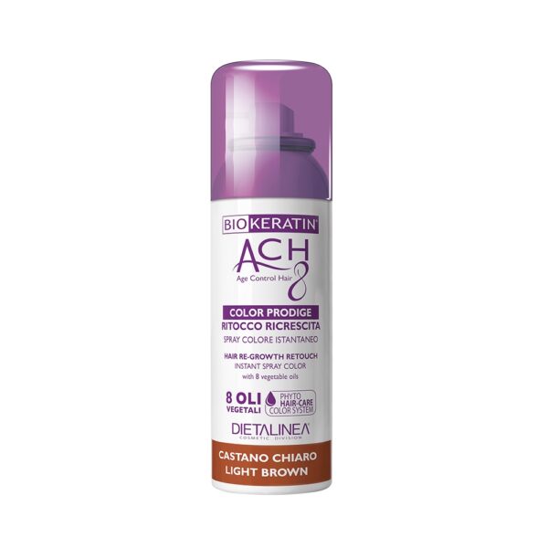 RITOCCO RICRESCITA SPRAY CASTANO CHIARO | BIOKERATIN ACH8 - immagine 2