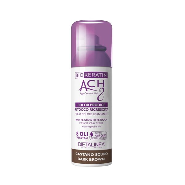 RITOCCO RICRESCITA SPRAY CASTANO SCURO | BIOKERATIN ACH8 - immagine 2