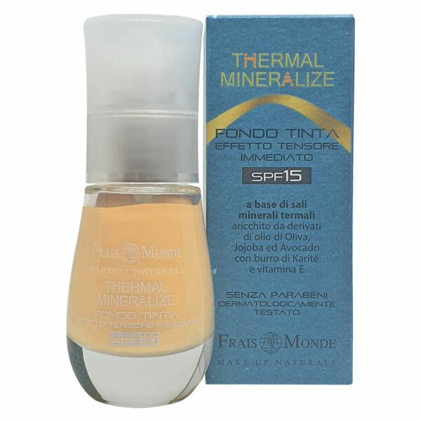MAKE UP TERMALE • FONDOTINTA FLUIDO SPF 15 30 ml (01) | FRAIS MONDE