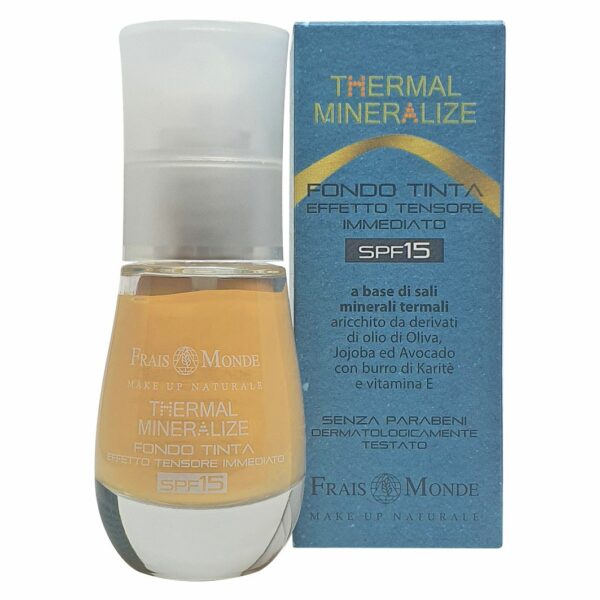 MAKE UP TERMALE • FONDOTINTA FLUIDO SPF 15 30 ml (02) | FRAIS MONDE
