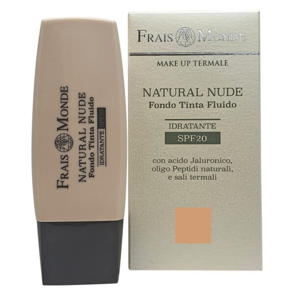 MAKE UP TERMALE • FONDOTINTA FLUIDO NATURAL NUDE 30 ml (02) | FRAIS MONDE