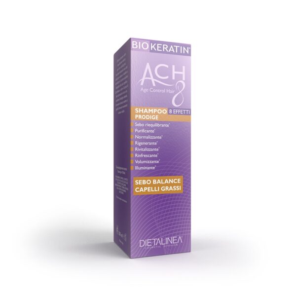 SHAMPOO PRODIGE SEBO BALANCE CAPELLI GRASSI | BIOKERATIN ACH8