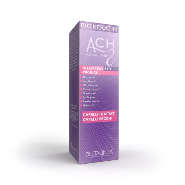 SHAMPOO PRODIGE CAPELLI TRATTATI E CAPELLI SECCHI | BIOKERATIN ACH8