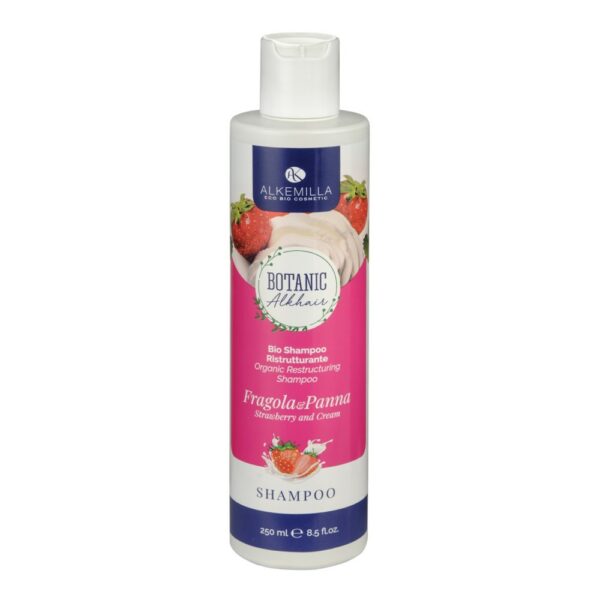 BIO SHAMPOO RISTRUTTURANTE PANNA E FRAGOLA | ALKEMILLA