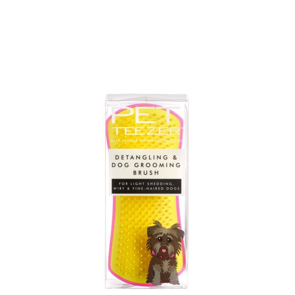 SPAZZOLA PER CANI PET TEEZER: DETANGLING PURPLE/YELLOW | TANGLE TEEZER - immagine 3