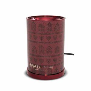 BRUCIATORE ELETTRICO ROSSO | HEART & HOME