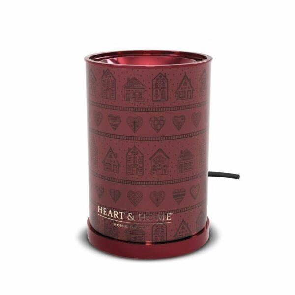 BRUCIATORE ELETTRICO ROSSO | HEART & HOME
