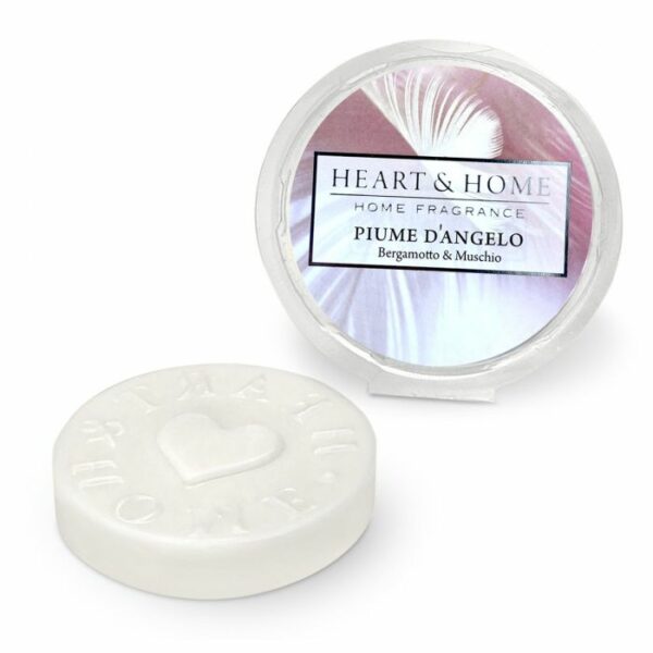 PIUME D'ANGELO • CIALDA IN CERA DI SOIA 26g | HEART & HOME - immagine 2