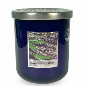 LAVANDA E SALVIA • CANDELA IN GIARA 340g | HEART & HOME