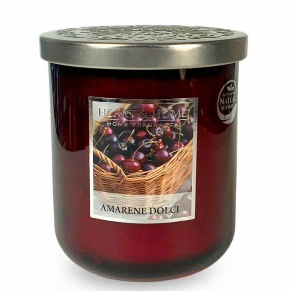 AMARENE DOLCI • CANDELA IN GIARA 115g | HEART & HOME