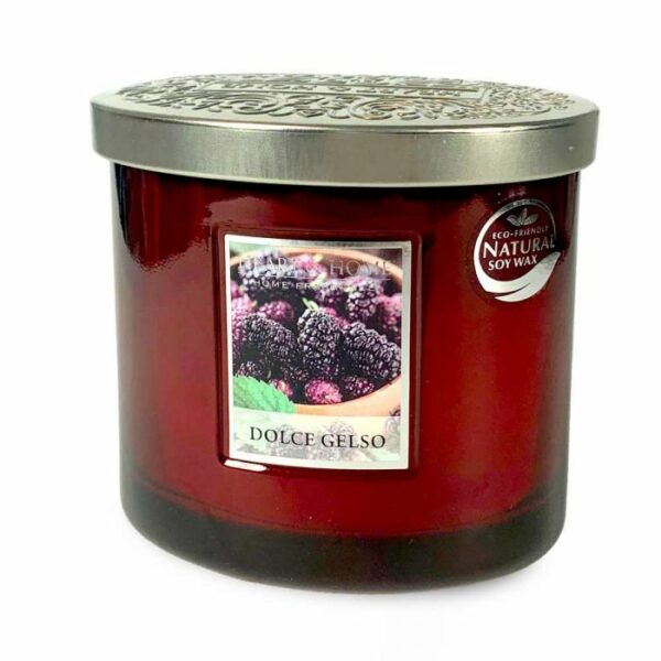 DOLCE GELSO • CANDELA TWIN ELLIPSE 230g | HEART & HOME