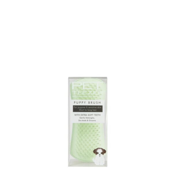 SPAZZOLA PER CANI PET TEEZER: PUPPY BRUSH GREEN | TANGLE TEEZER - immagine 3