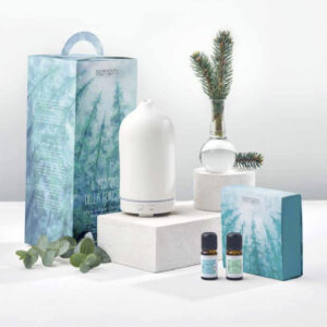 KIT IL RESPIRO DELLA FORESTA CON DIFFUSORE A ULTRASUONI FUJI E OLI ESSENZIALI | NASOTERAPIA