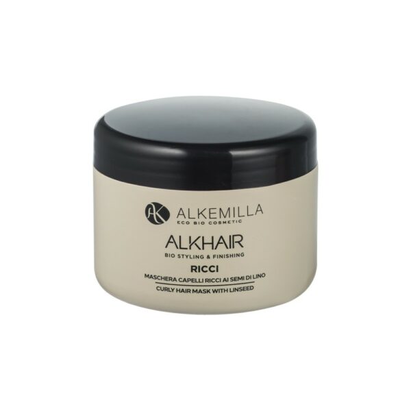 MASCHERA CAPELLI RICCI AI SEMI DI LINO | ALKEMILLA