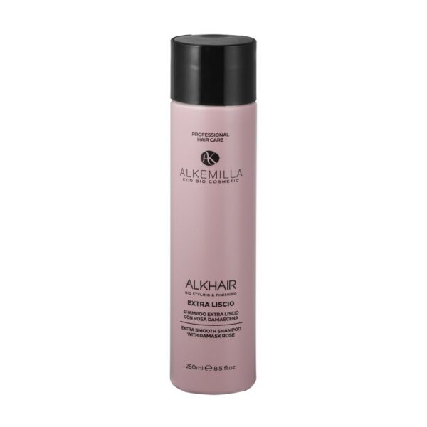 SHAMPOO EXTRA LISCIO CON ROSA DAMASCENA | ALKEMILLA