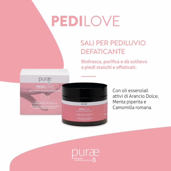 PEDILOVE • SALI PER PEDILUVIO DEFATICANTE | PURAE - immagine 2