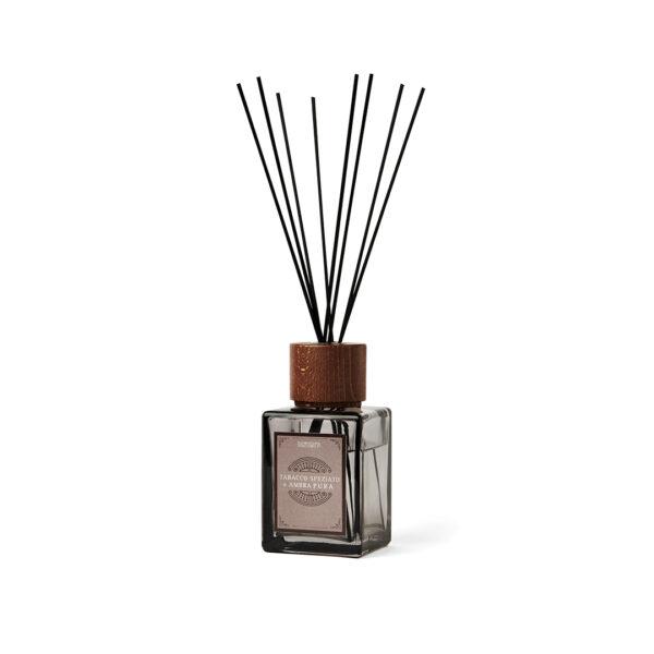TABACCO SPEZIATO E AMBRA PURA DIFFUSORE CON BASTONCINI 500 ml | NASOTERAPIA